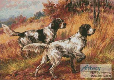 cross stitch pattern American Llewelyns on Point