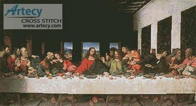 cross stitch pattern Last Supper