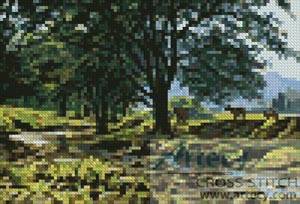 cross stitch pattern Mini Cow Creek