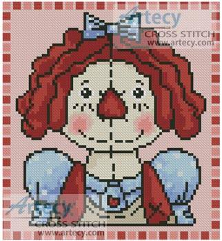 cross stitch pattern Mini Country Annie