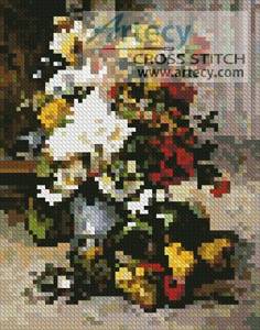 cross stitch pattern Mini Grand Bouquet of Flowers