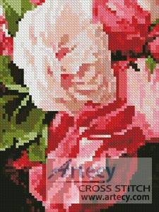 cross stitch pattern Mini Roses 2