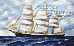 cross stitch pattern Mini Young America