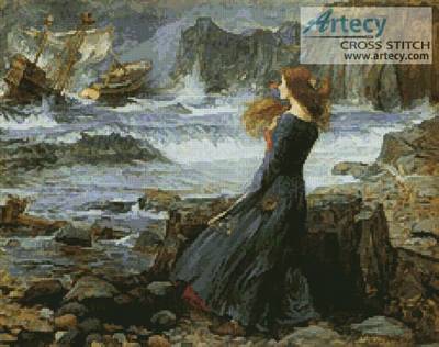 cross stitch pattern Miranda the Tempest