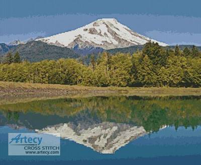 cross stitch pattern Mount Baker