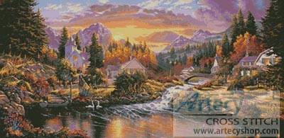 cross stitch pattern Morning Sunlight