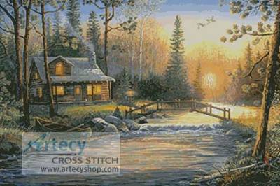 cross stitch pattern Mystic Hour