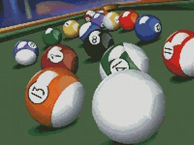 cross stitch pattern Pool 1