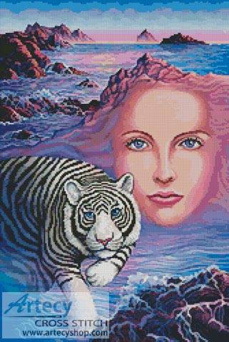 cross stitch pattern Rare Beauty