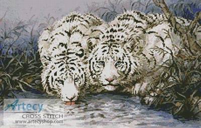 cross stitch pattern Reflections