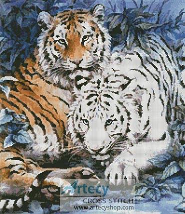 cross stitch pattern Secret Retreat