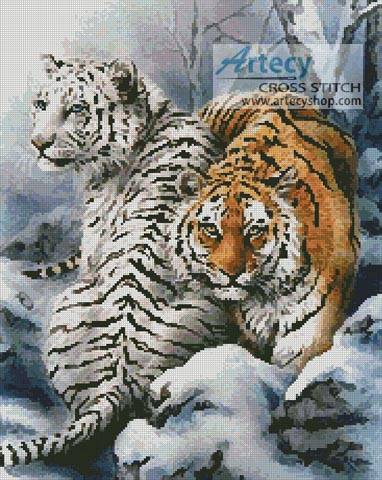 cross stitch pattern Siberian Winter