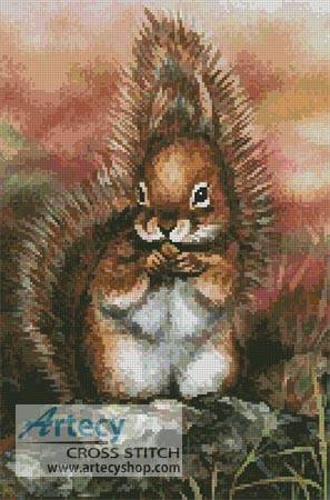 cross stitch pattern Squirrel