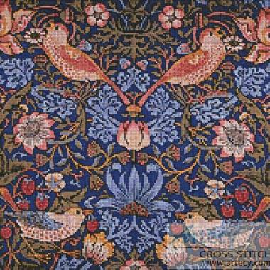 cross stitch pattern Strawberry Thief