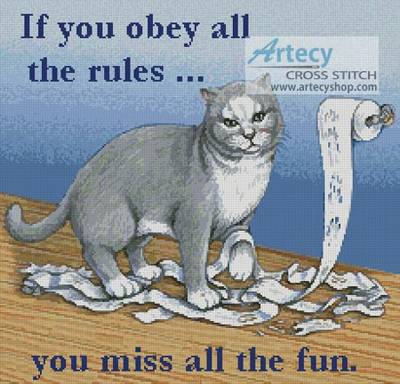 cross stitch pattern TP Fun