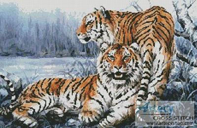 cross stitch pattern Tranquility