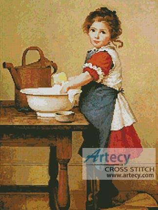 cross stitch pattern This is the way we wash our clothes.