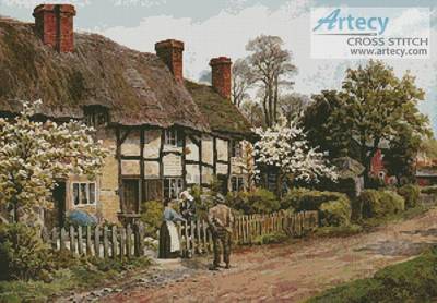 cross stitch pattern Welford on Avon  Gloucester