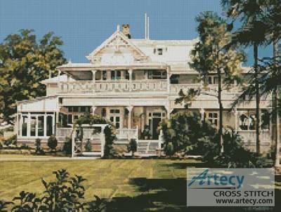 cross stitch pattern Whepstead Manor