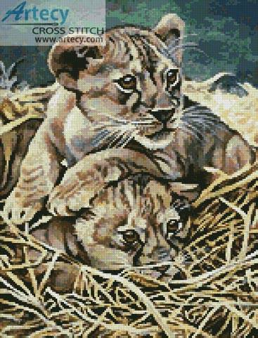 cross stitch pattern Young Princes