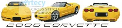 cross stitch pattern 2000 Corvette