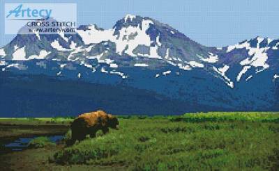 cross stitch pattern Alaska 2