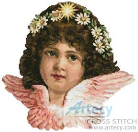 cross stitch pattern Angel Girl 2