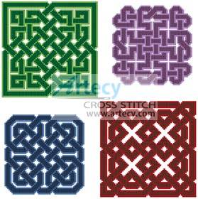 cross stitch pattern Celtic Design Collection 1