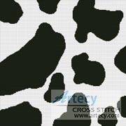 cross stitch pattern Cow Cushion