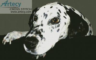 cross stitch pattern Dalmatian