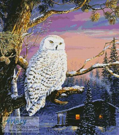 cross stitch pattern Dawn's Outpost