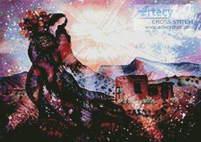 cross stitch pattern Flowers for the House