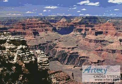 cross stitch pattern Grand Canyon