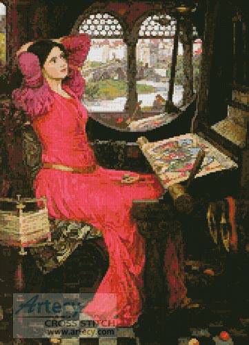 cross stitch pattern Half Sick of Shadows