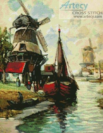 cross stitch pattern holland