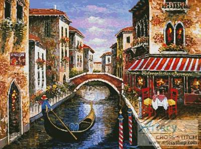 cross stitch pattern Italian Summer Memories