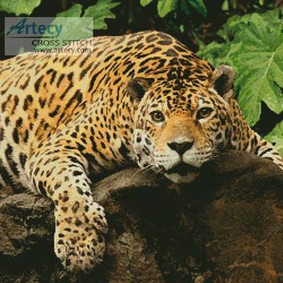 cross stitch pattern Jaguar