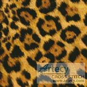 cross stitch pattern Leopard Cushion