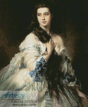 cross stitch pattern Madame Barbe de Rimsky Korsakov