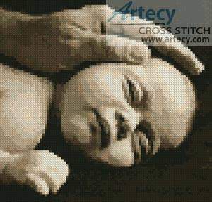 cross stitch pattern Mini Protection and Affection