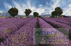 cross stitch pattern Mini Spring Landscape
