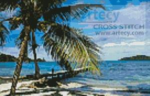 cross stitch pattern Mini Summer Landscape