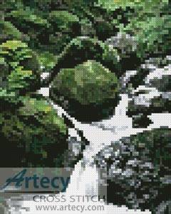 cross stitch pattern Mini Waterscene 4