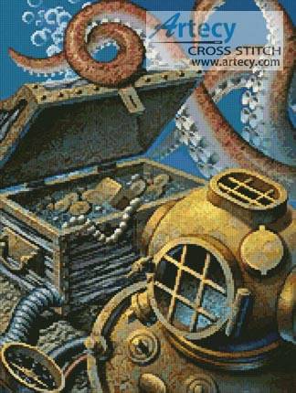 cross stitch pattern Nautic