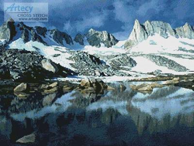 cross stitch pattern Reflection