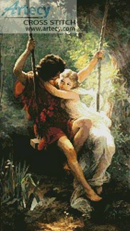 cross stitch pattern Springtime