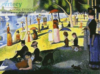 cross stitch pattern Sunday Afternoon