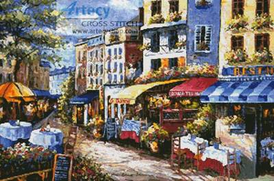 cross stitch pattern Under the Tuscan Sun