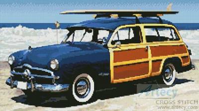 cross stitch pattern Woodie