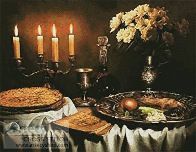 cross stitch pattern Passover